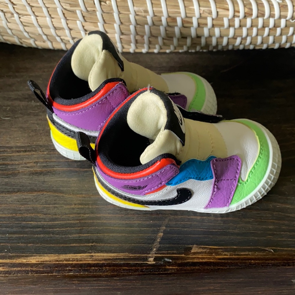 Baby Jordan 1 with box! Multicolor